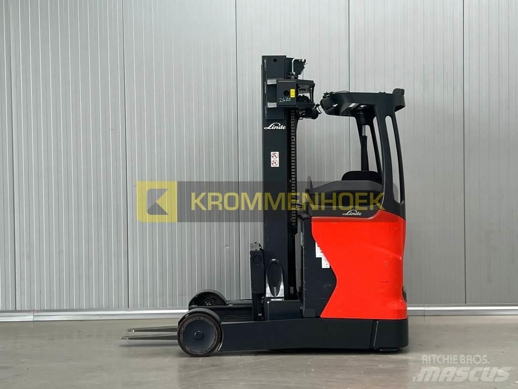 Linde R 20 Ретрак/ Високоповдигач с изместване на вилката напред