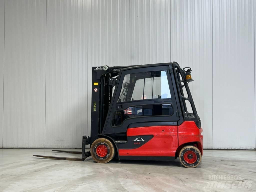 Linde E25L-01 Електрически вилични кари-повдигачи