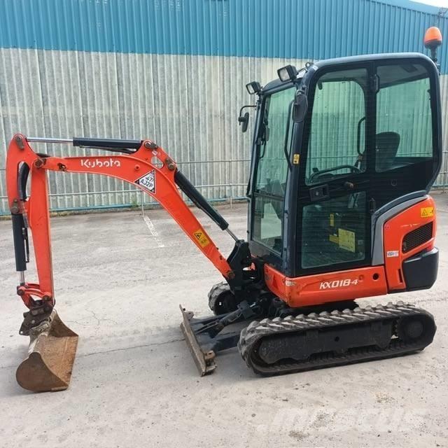 Kubota KX 018-4 Мини екскаватори < 7 т