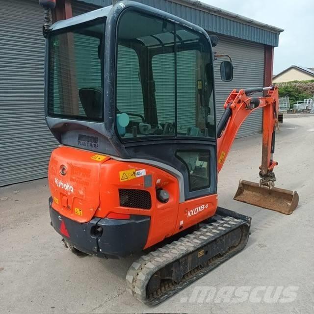 Kubota KX 018-4 Мини екскаватори < 7 т