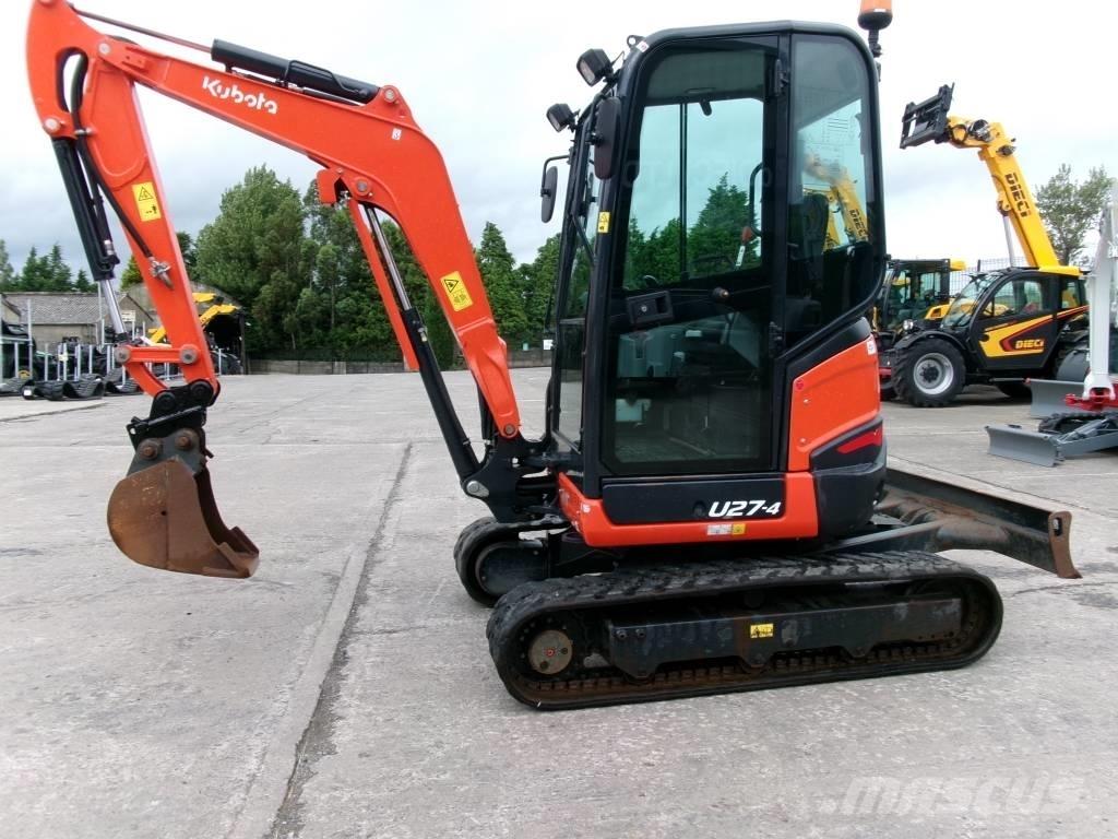 Kubota U27-4 Мини екскаватори < 7 т