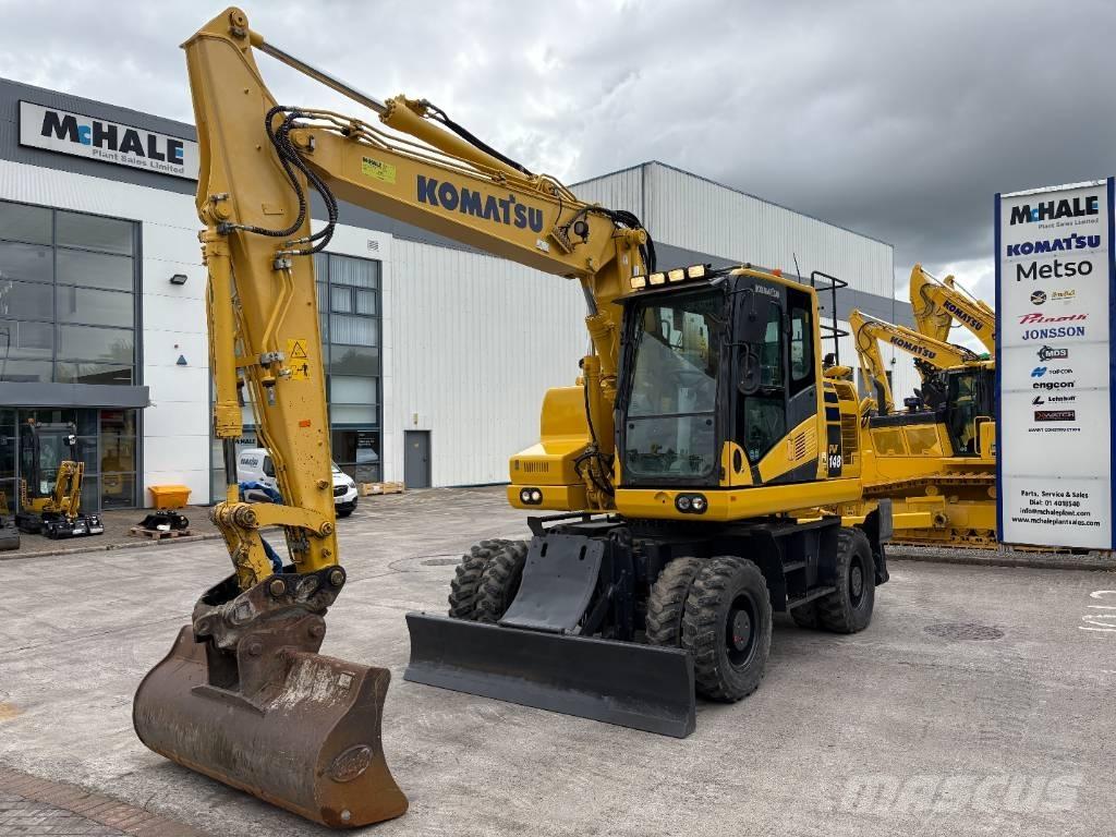 Komatsu PW148-11 Колесни екскаватори