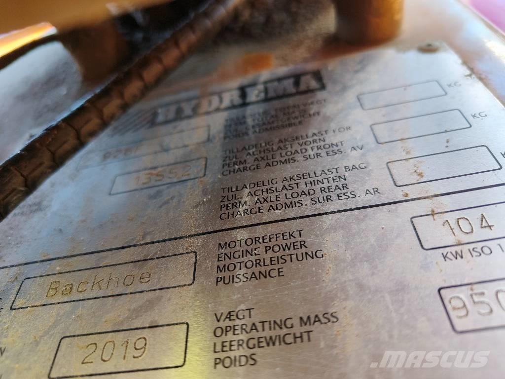 Hydrema 926 F ESD Товарач със заден ексватор