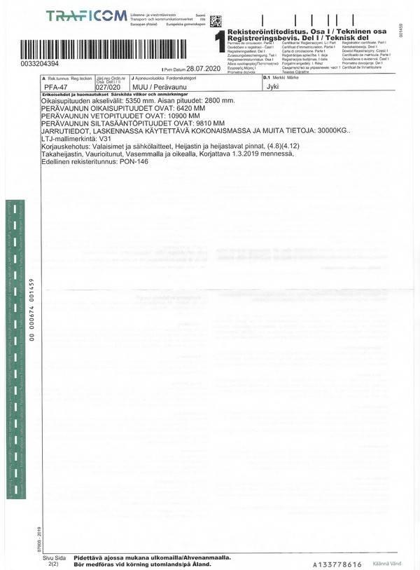 Jyki V 31 Самосвали