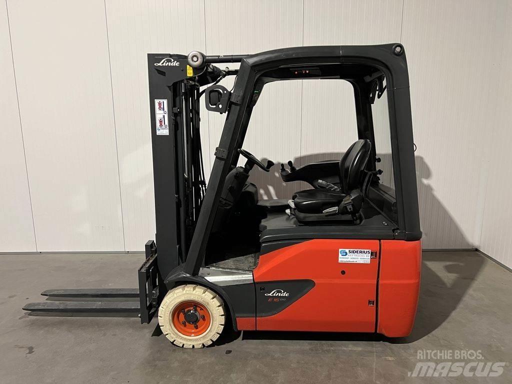 Linde E16-02 Електрически вилични кари-повдигачи