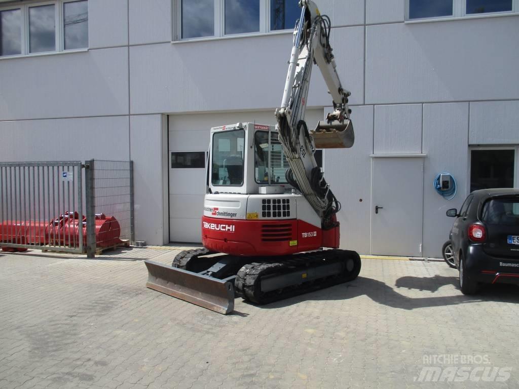Takeuchi TB 153 FR Мини екскаватори < 7 т