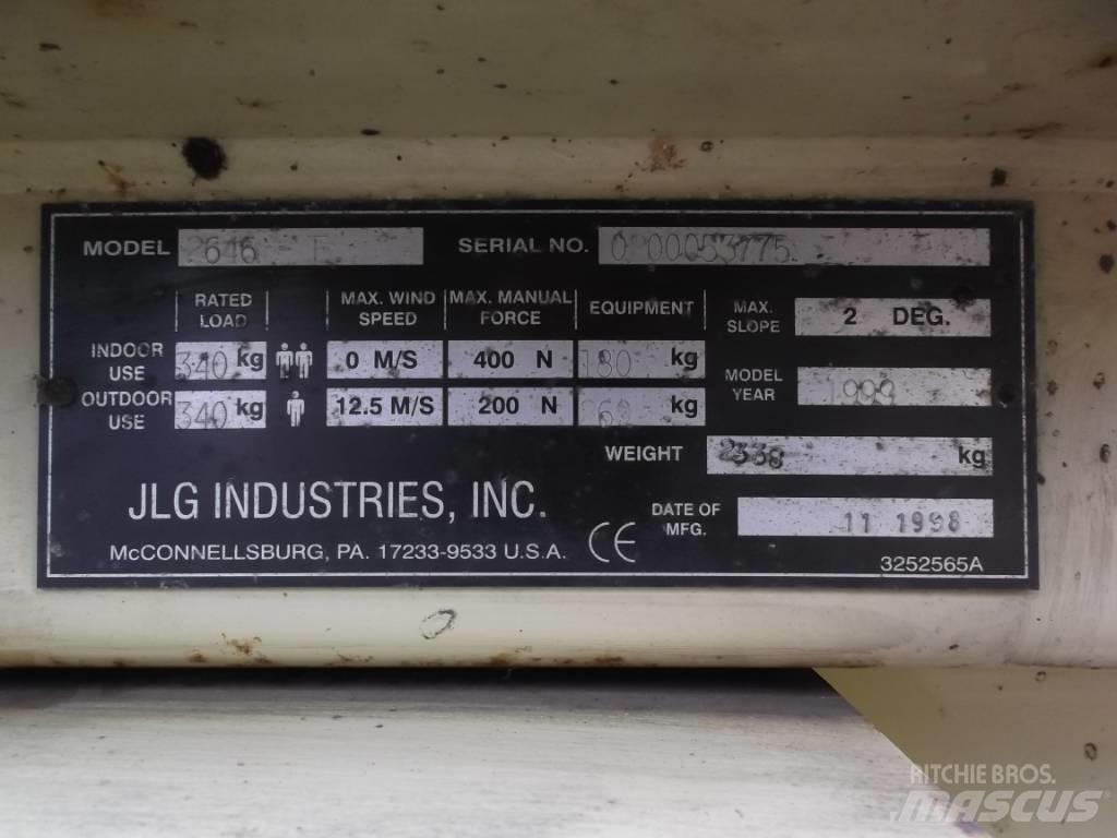 JLG 2646E      V-2288 Вертикални мачтови повдигачи
