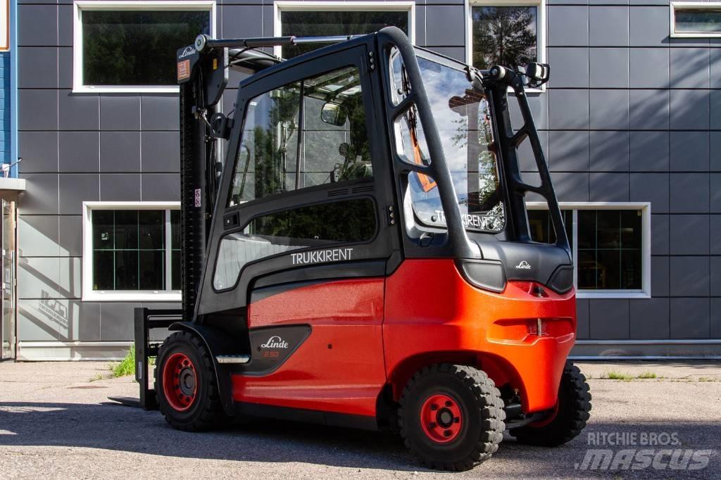 Linde E50HL-01 Електрически вилични кари-повдигачи