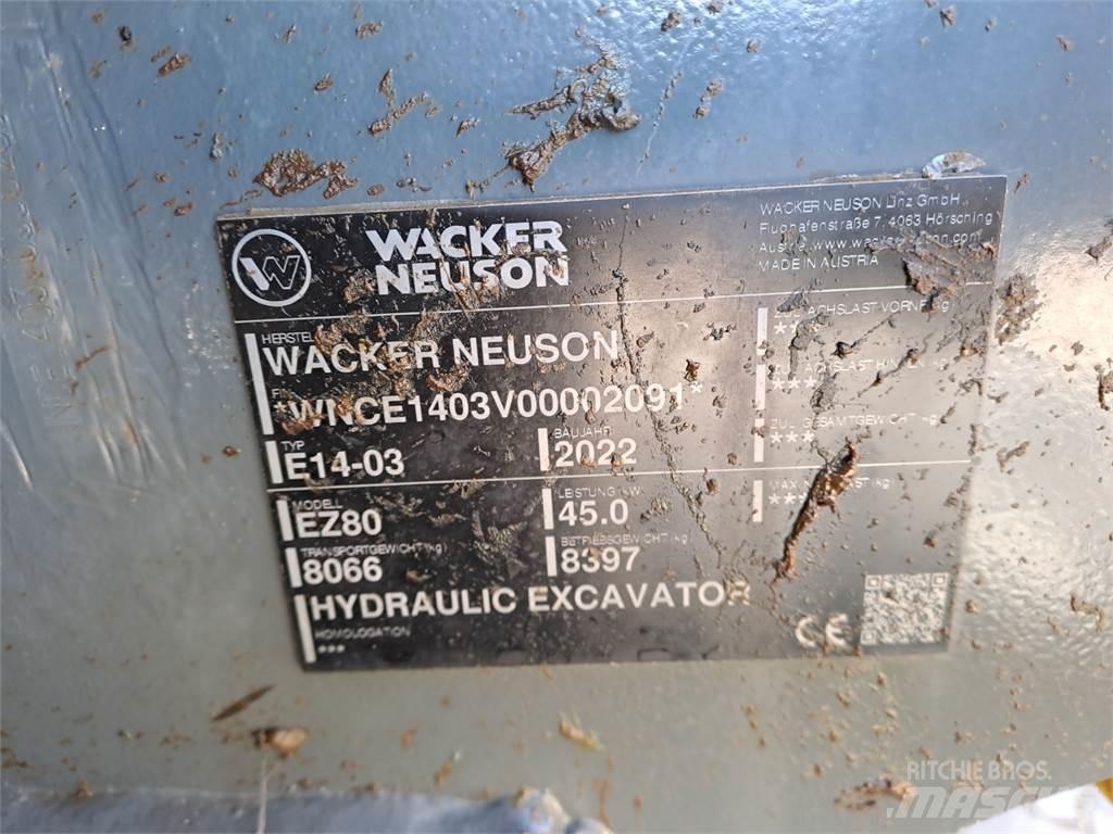 Wacker Neuson EZ80 Верижен екскаватор