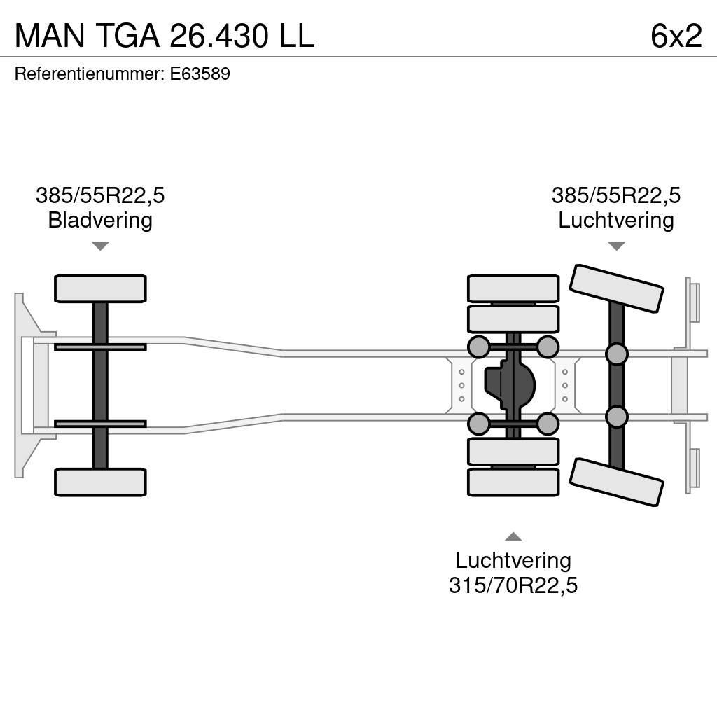 MAN TGA 26.430 LL Камиони с кран с кука
