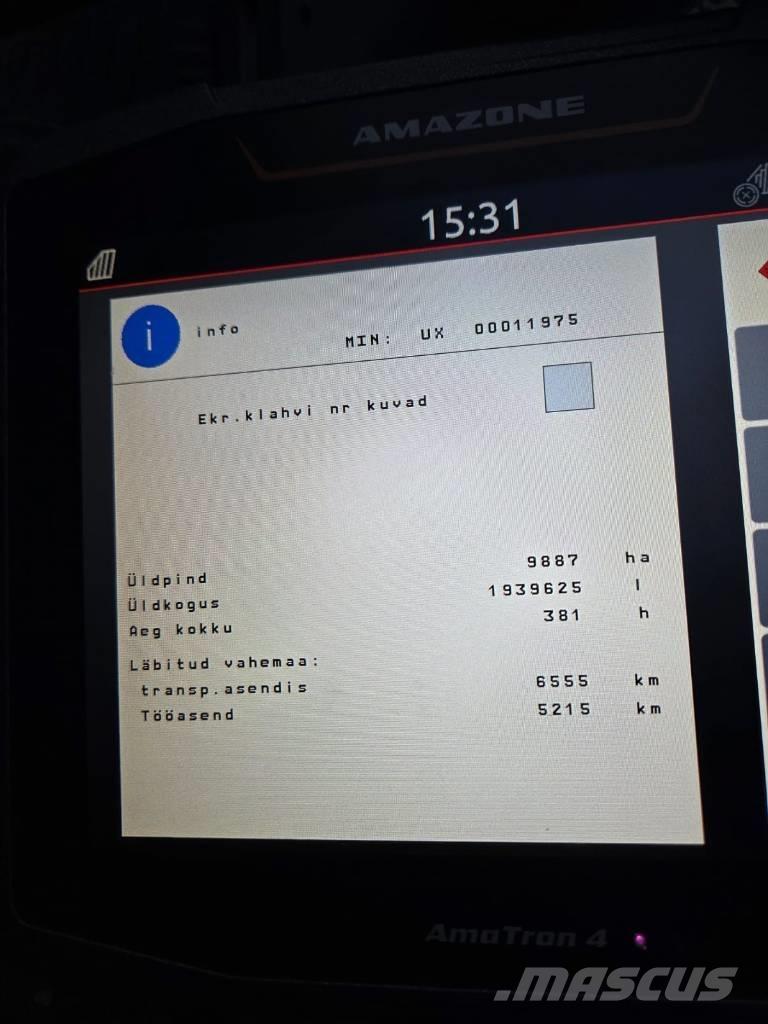 Amazone UX 4200 Прикачни пръскачки

