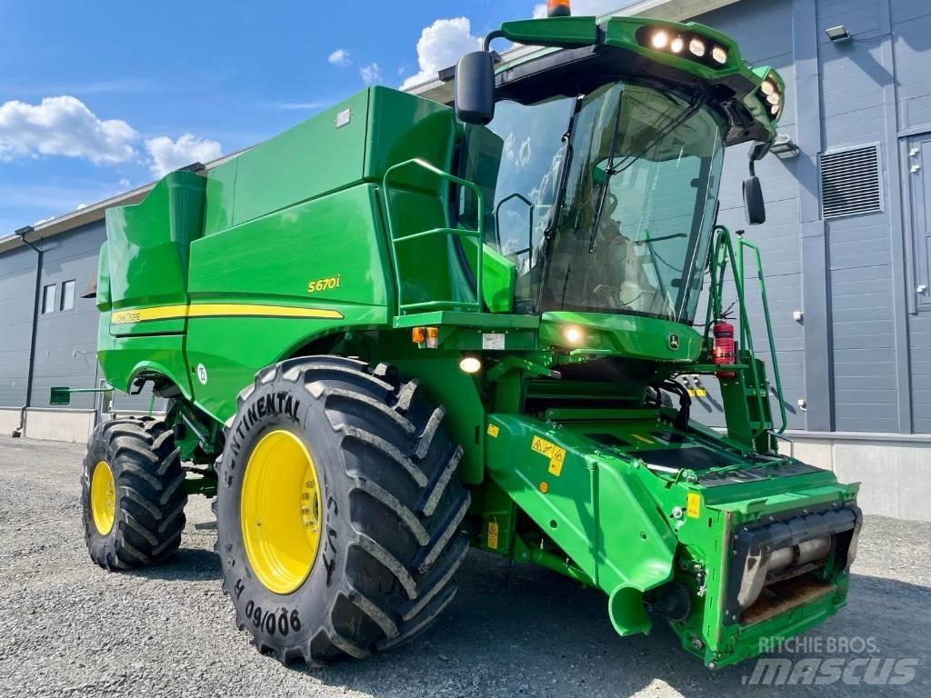 John Deere S 670 i Комбайни