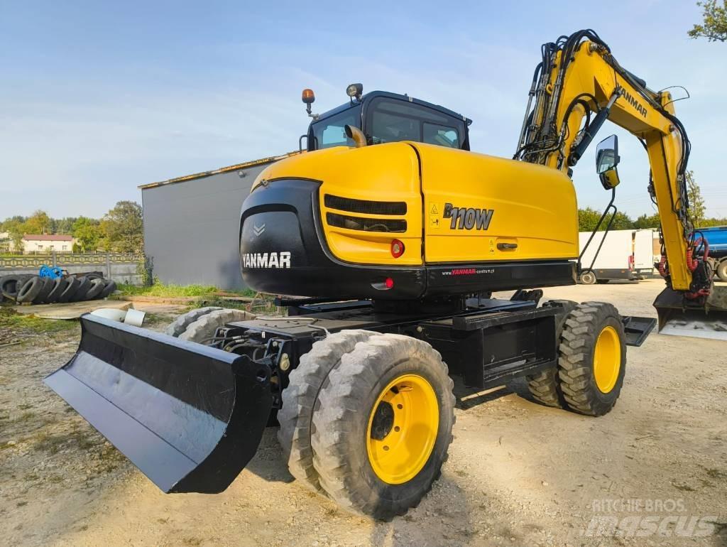 Yanmar B 110 W Колесни екскаватори