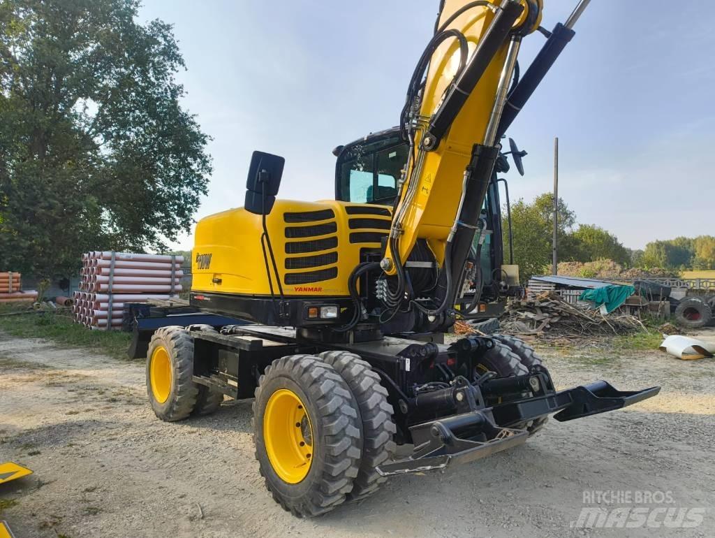Yanmar B 110 W Колесни екскаватори