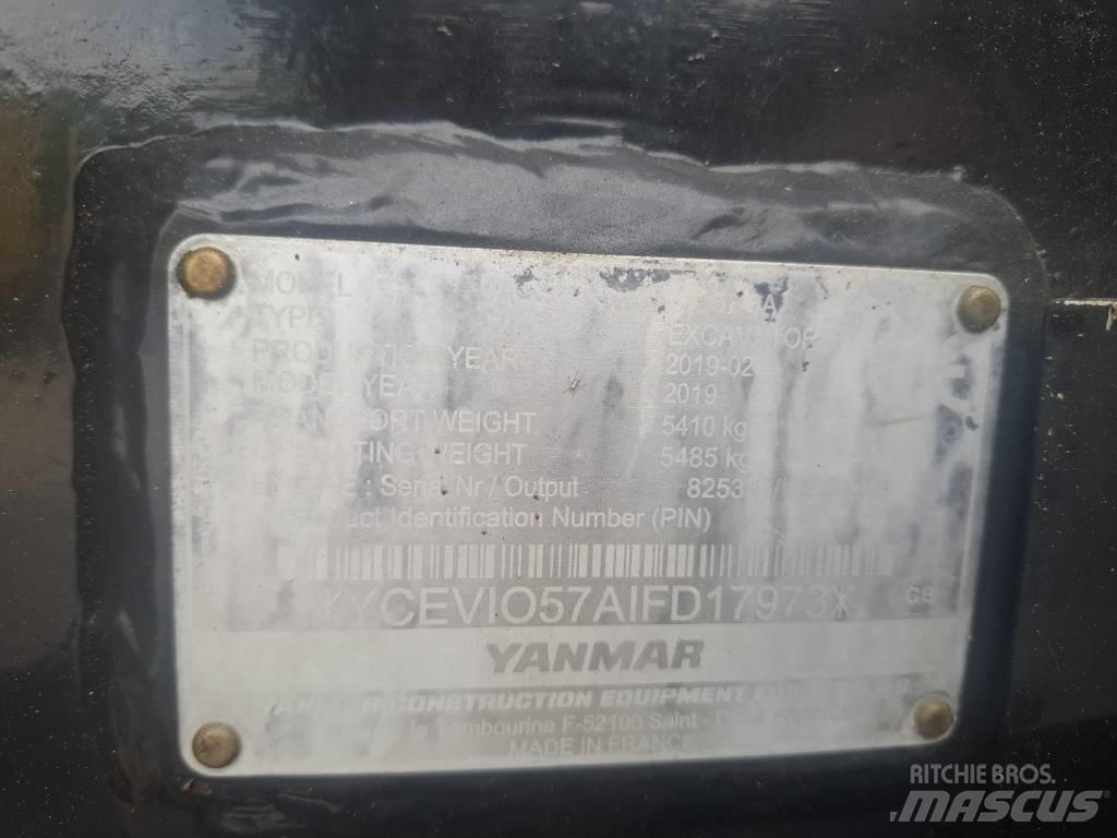 Yanmar Vio 57-6A Мини екскаватори < 7 т