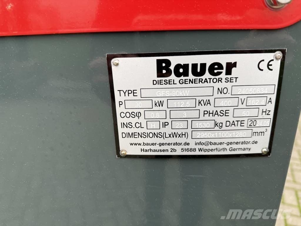 Bauer 124 KVA Дизелови генератори
