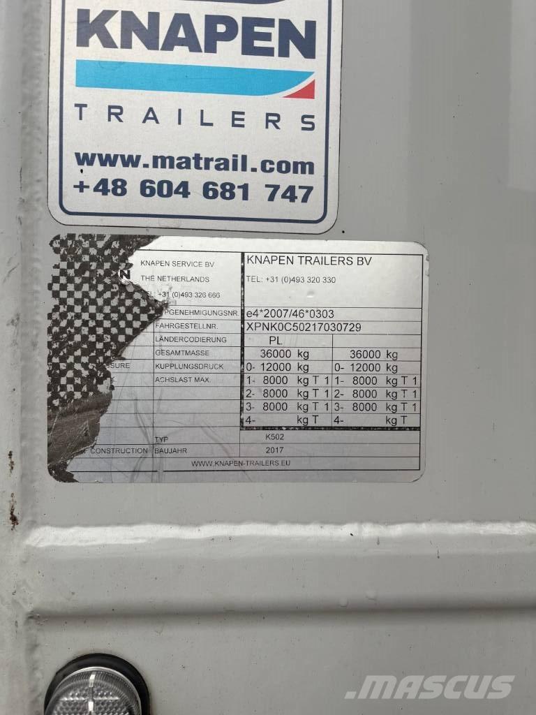 Knapen K 502 Полуремаркета за стърготини
