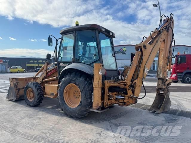 CASE 695 SR-4 PS Товарач със заден ексватор