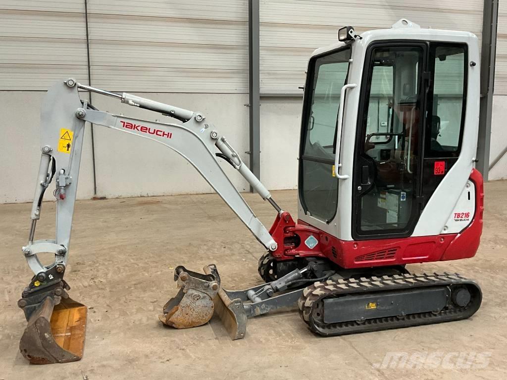 Takeuchi TB 216 Мини екскаватори < 7 т