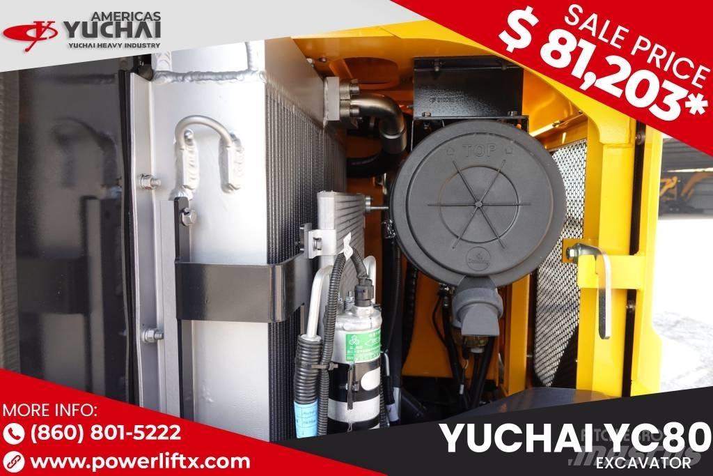 Yuchai YC80 Верижен екскаватор