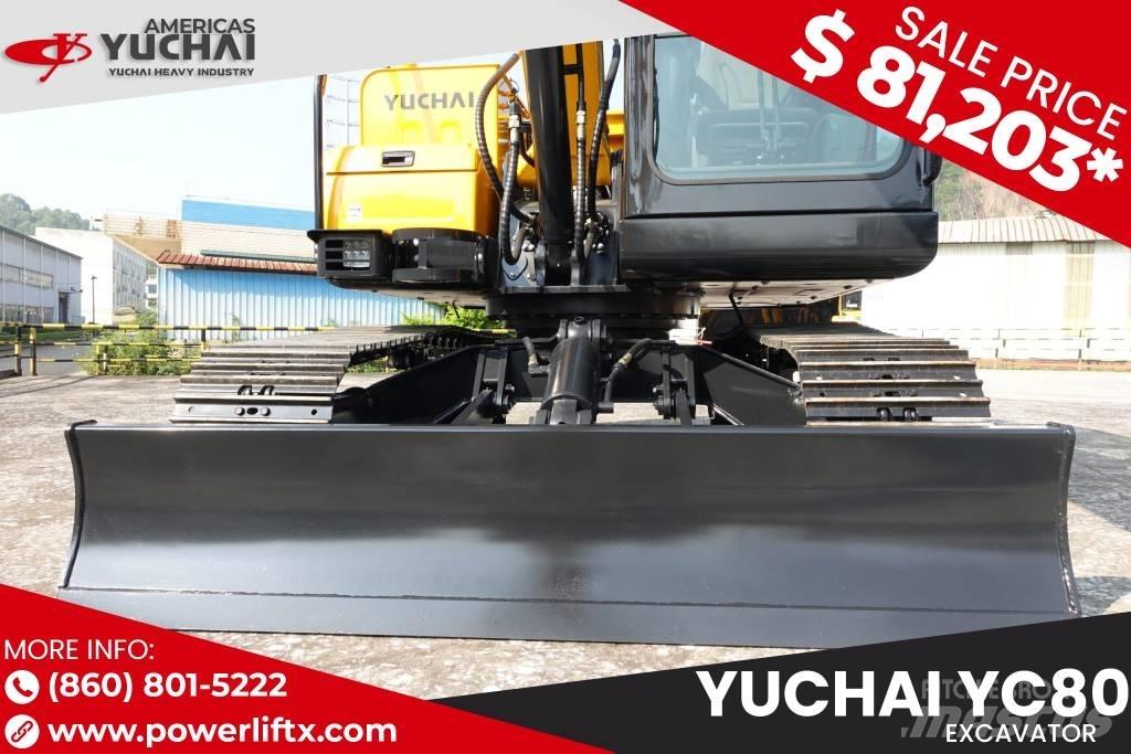 Yuchai YC80 Верижен екскаватор