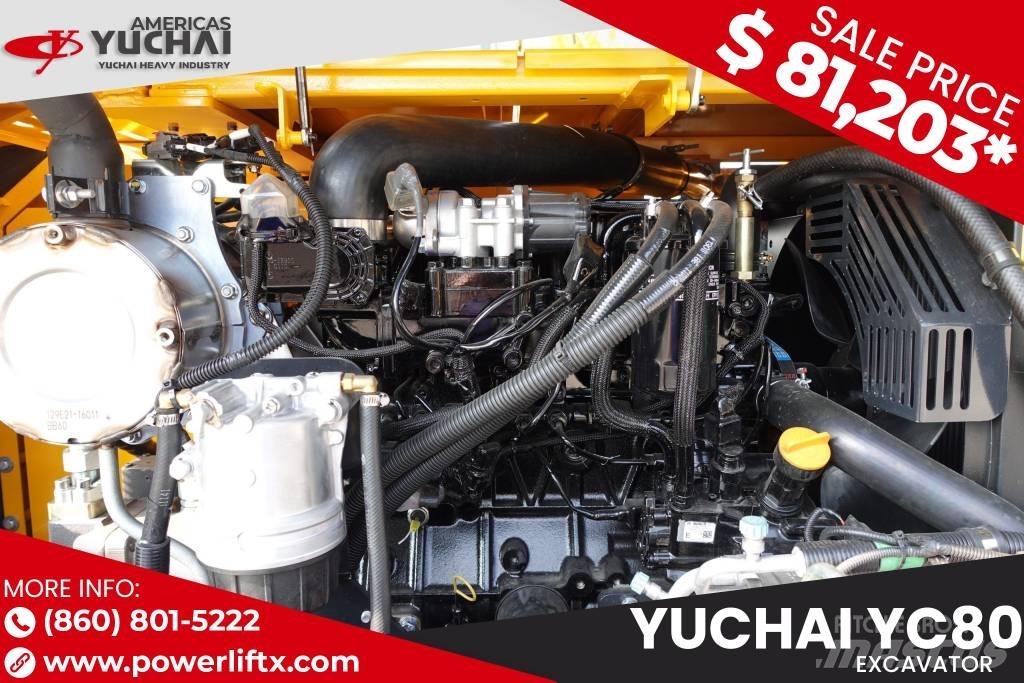 Yuchai YC80 Верижен екскаватор