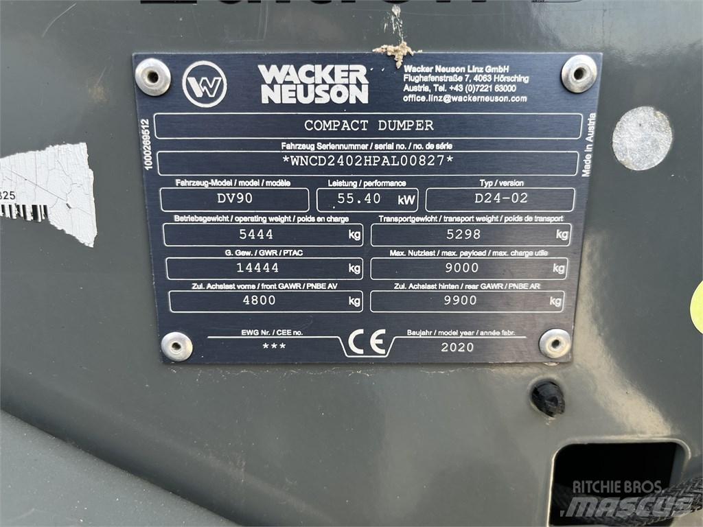 Wacker Neuson DV 90 Твърди самосвали
