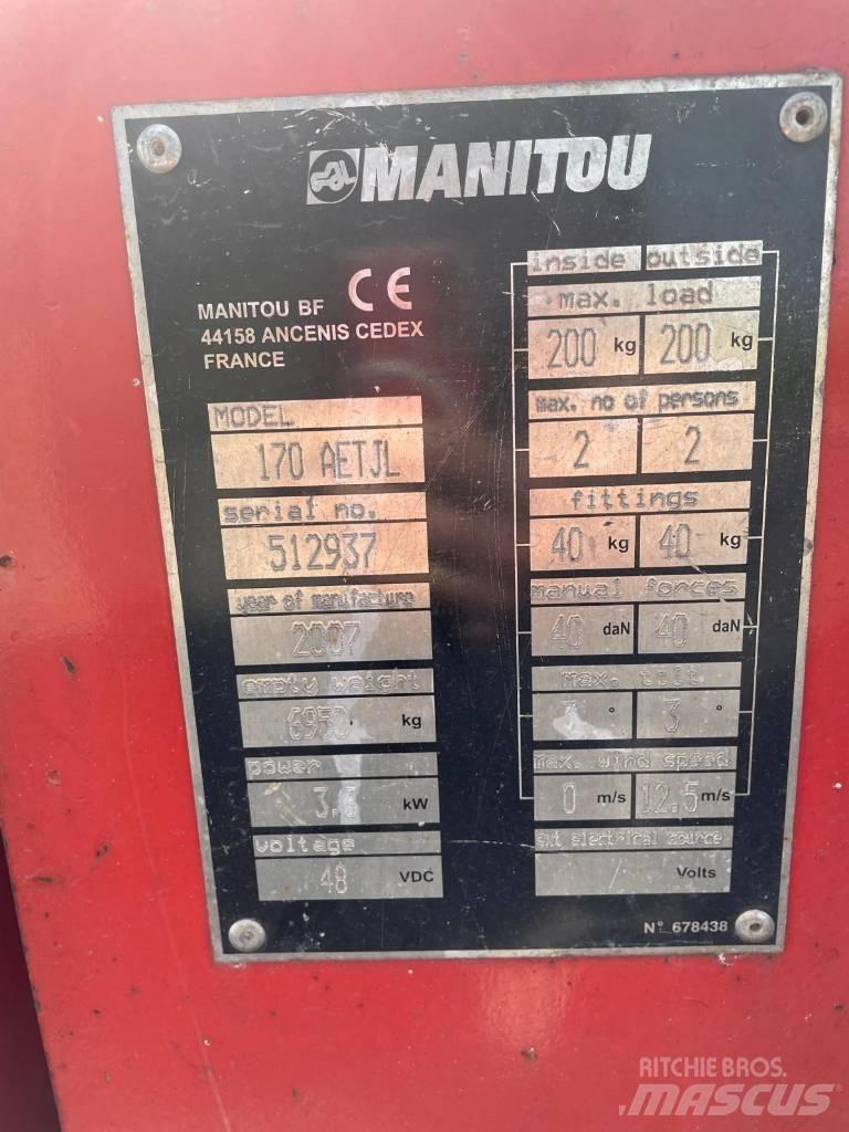 Manitou 170 AETJL Съчленени стрелови подемници