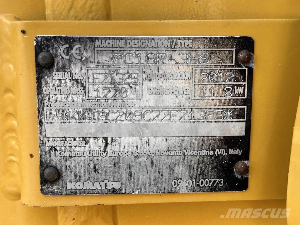 Komatsu PC16R-3HS Мини екскаватори < 7 т