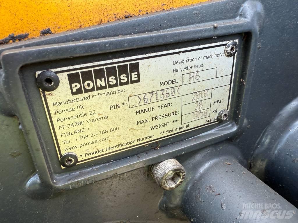 Ponsse ERGO 8W Харвестери