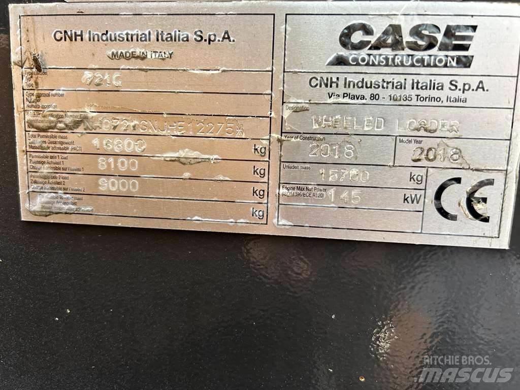 CASE 721G XR Колесни товарачи