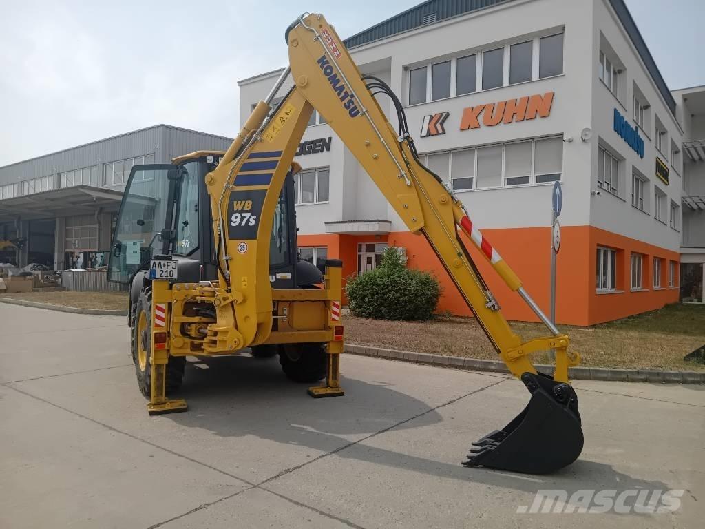 Komatsu WB 97 S- 8 Товарач със заден ексватор