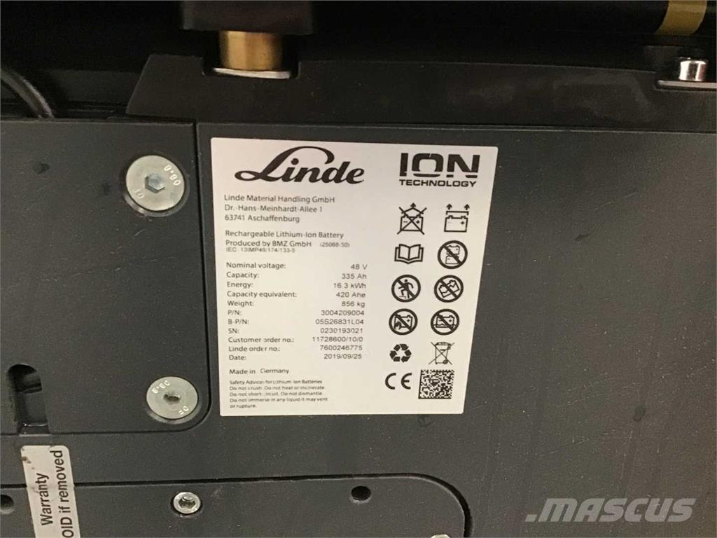 Linde E16 ION Електрически вилични кари-повдигачи