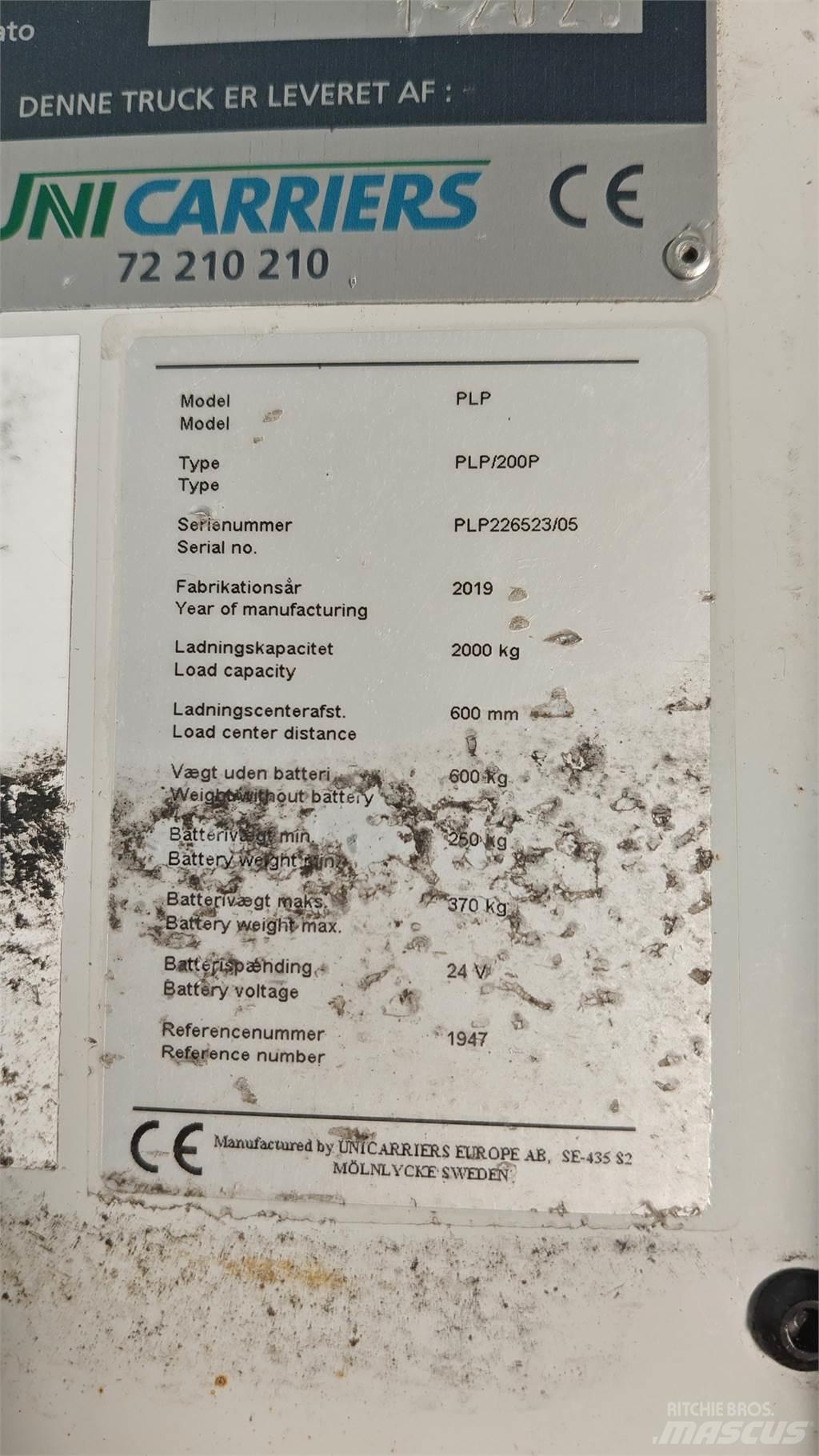 Atlet PLP200 Вилични кари-повдигачи - други