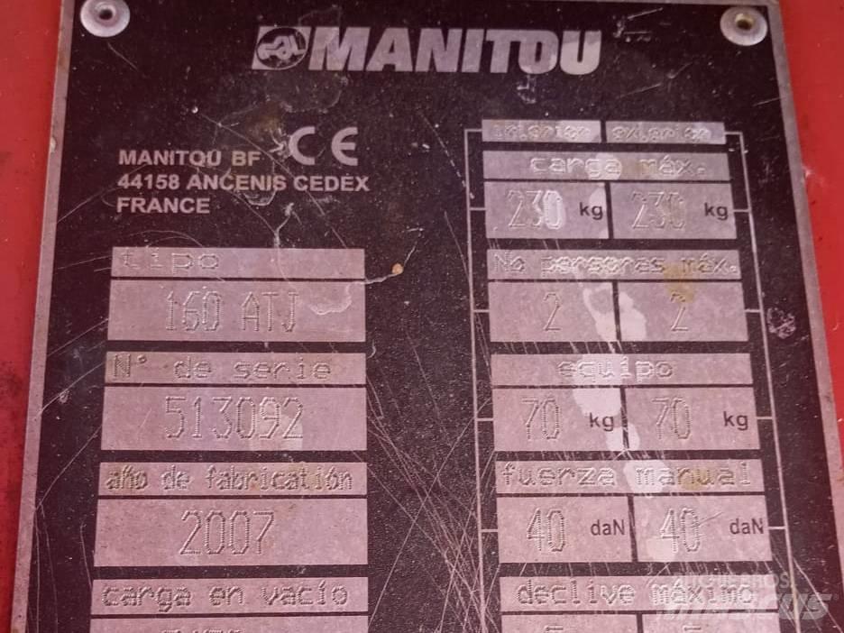 Manitou 160 ATJ Съчленени стрелови подемници