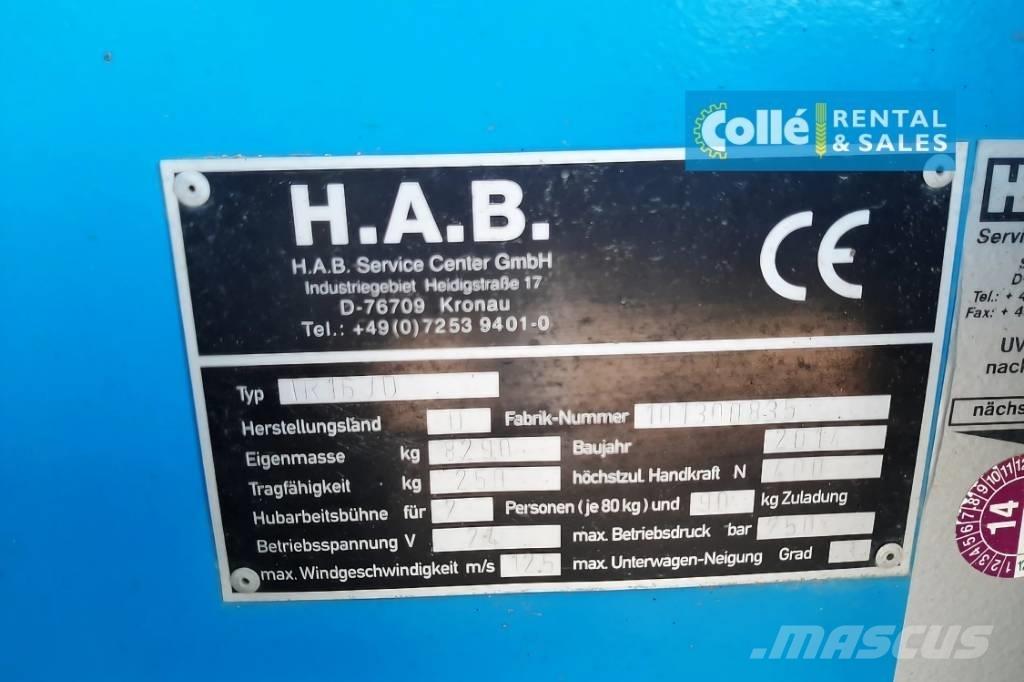 HAB TR16JD | 2014 Телескопични повдигачи

