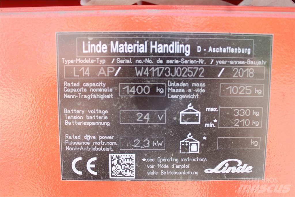 Linde L14APi Колички високоповдигачи с теглич