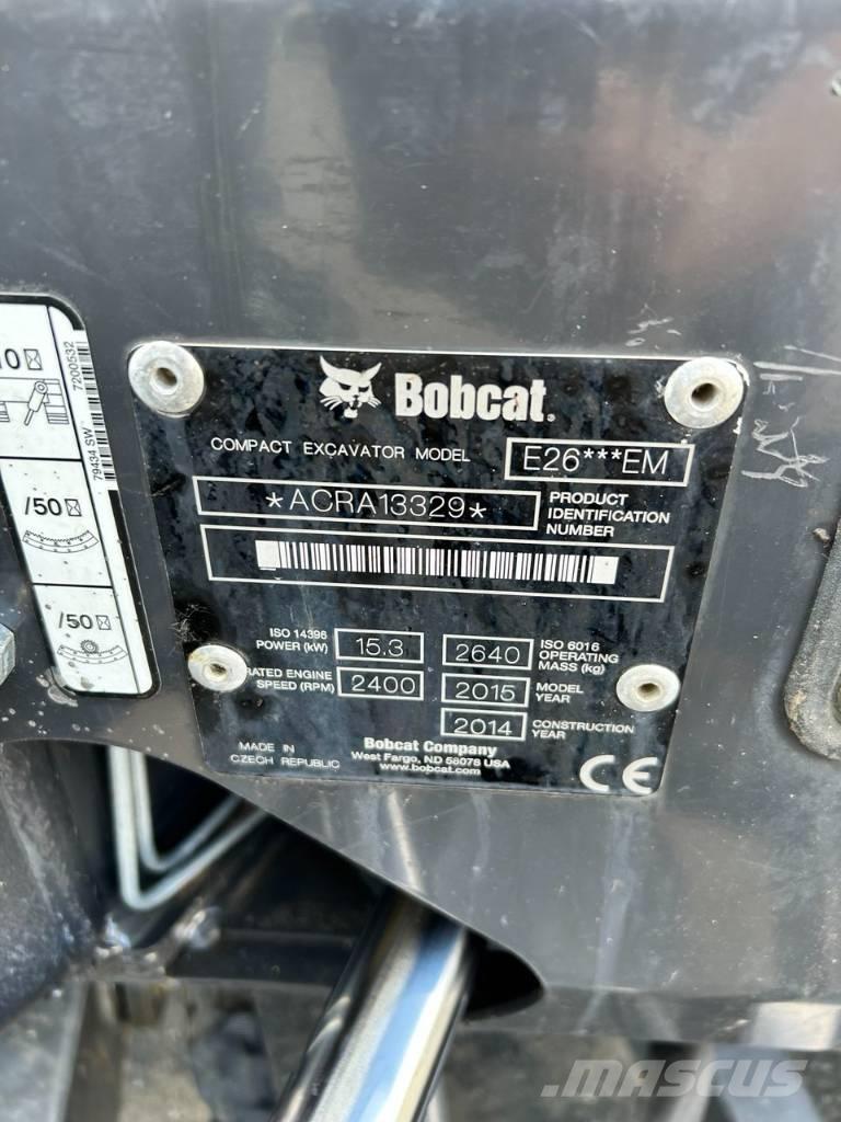 Bobcat E 26 Мини екскаватори < 7 т