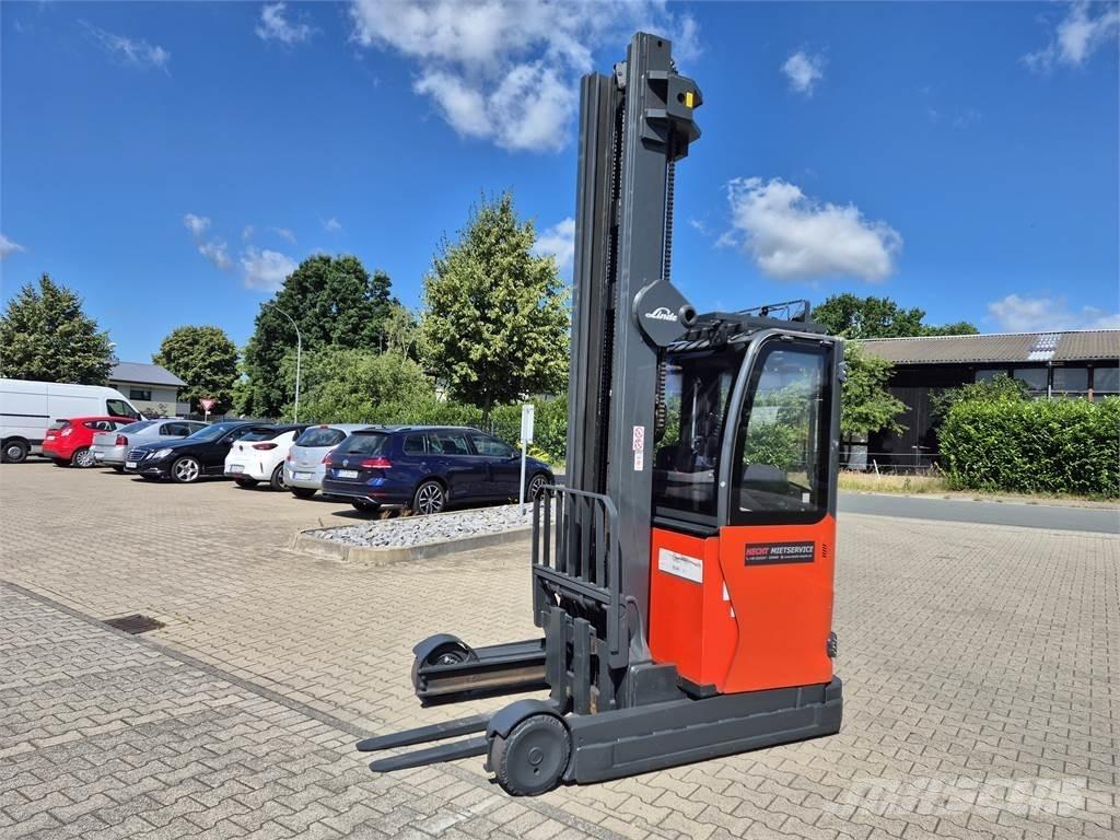 Linde R20HD-01 Ретрак/ Високоповдигач с изместване на вилката напред