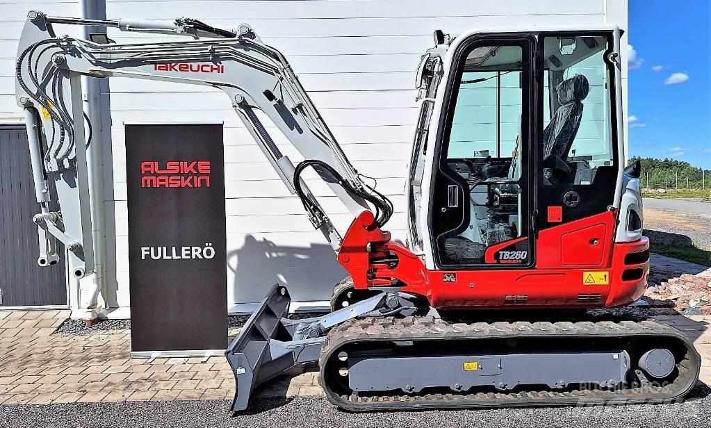 Takeuchi TB260 Мини екскаватори < 7 т