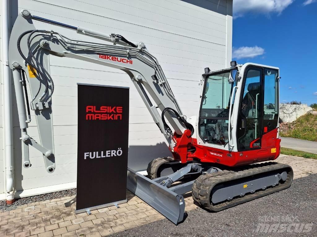 Takeuchi TB260 Мини екскаватори < 7 т
