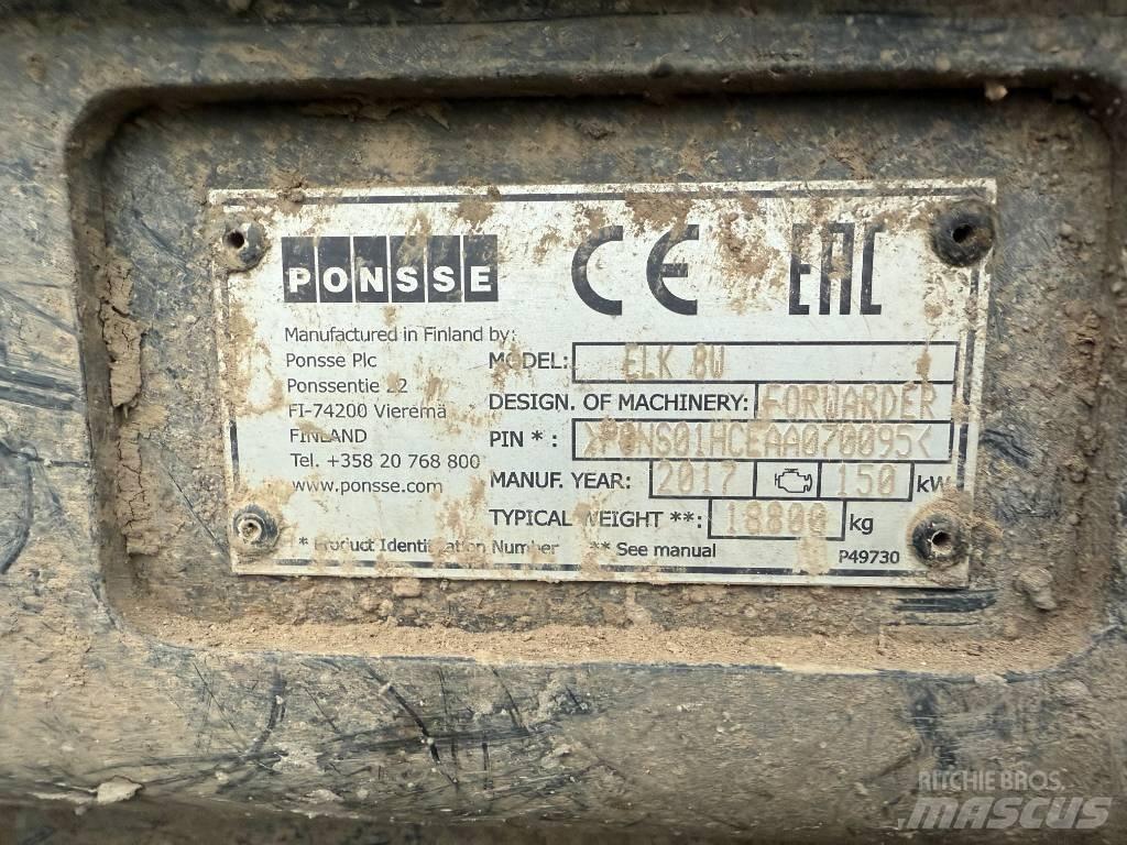 Ponsse ELK 8W Форуардери