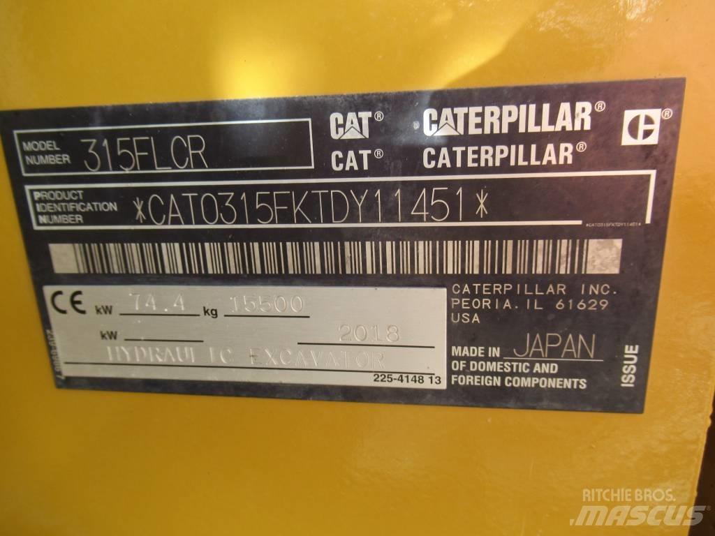 CAT 315F LCR Верижен екскаватор