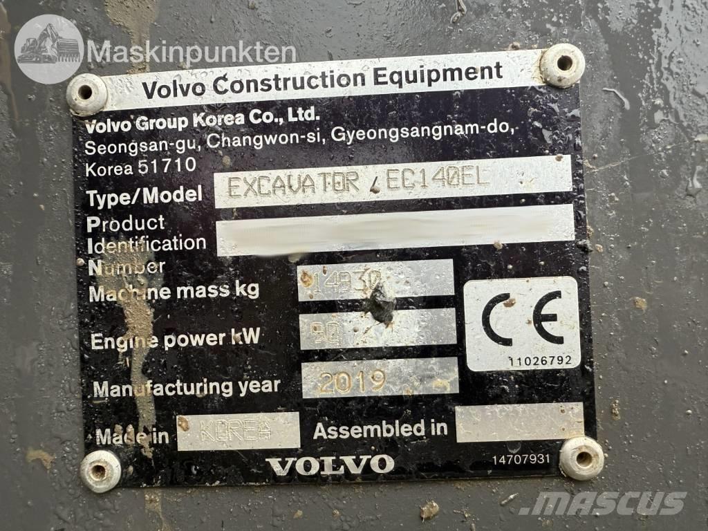 Volvo EC 140 EL Верижен екскаватор