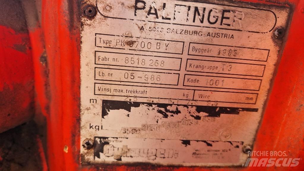 Palfinger PK 9700 Товарещи кранове