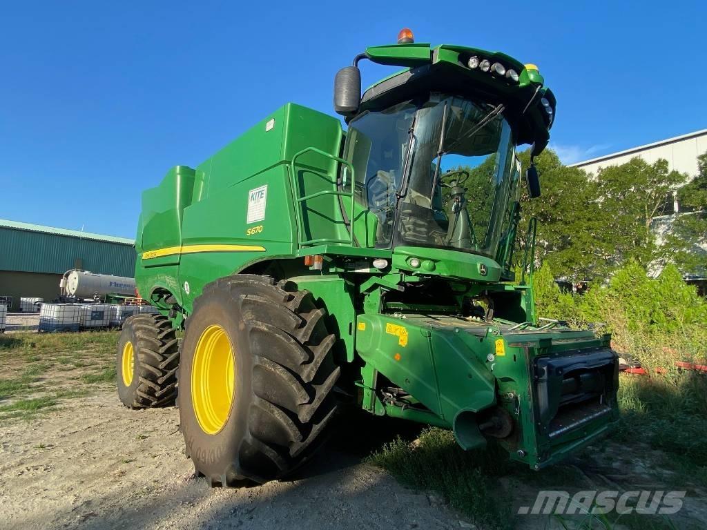 John Deere S 670 i Комбайни
