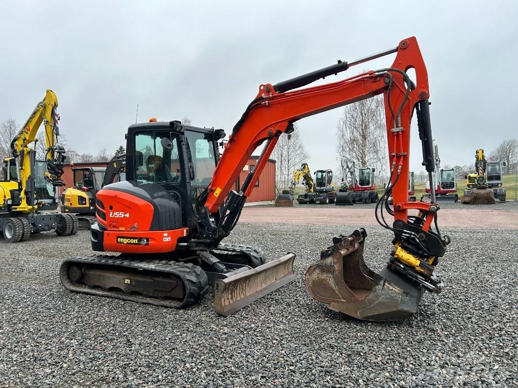 Kubota U55-4 Мини екскаватори < 7 т