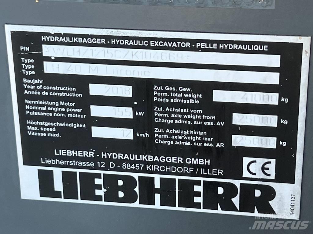 Liebherr LH 40 M ERC Обработка на материали - други