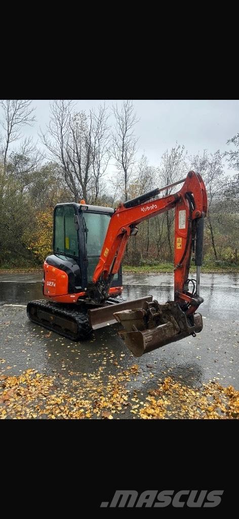 Kubota U 27-4 Мини екскаватори < 7 т