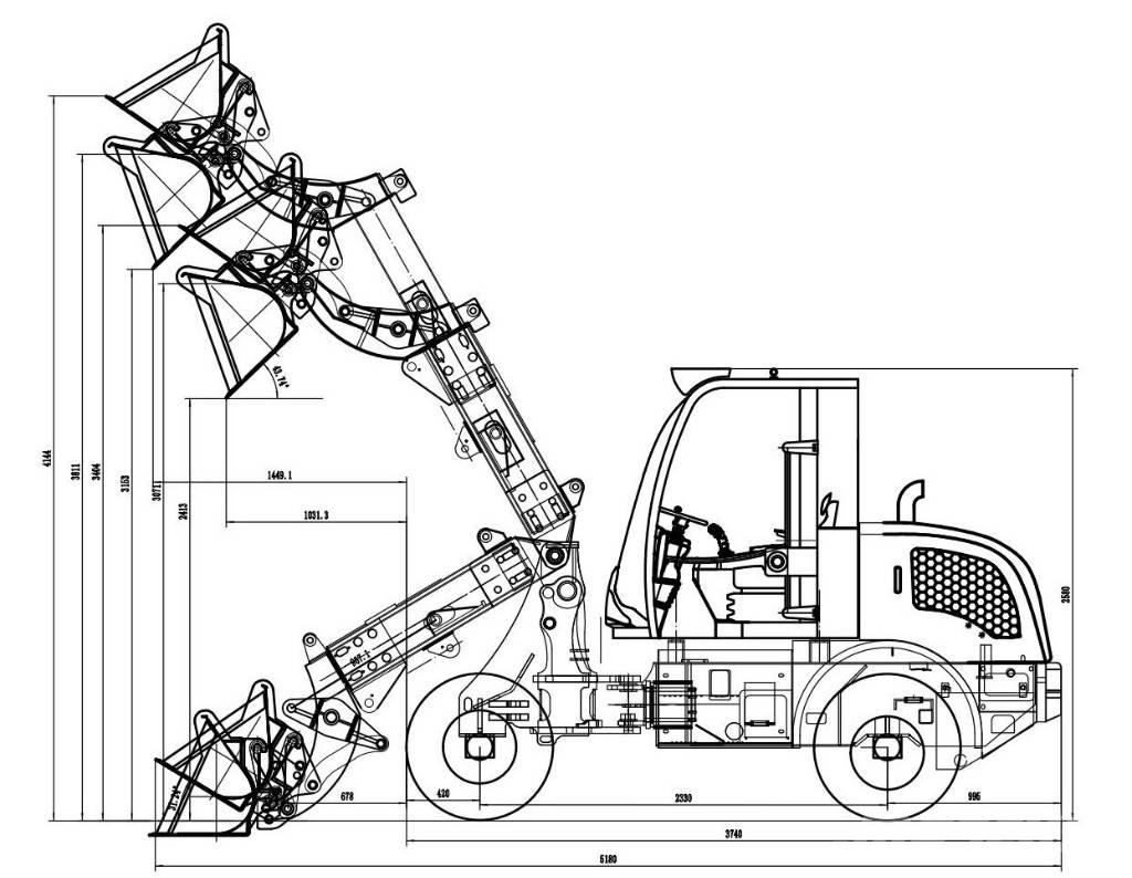  Manitech  MTech 4,5T Телескопични челни товарачи
